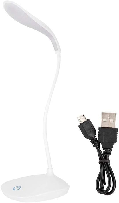 BIGMAN EliteGlow LED Desk Lamp – Flexible Neck, Touch Control, Eye-Care Light, USB Powered, Modern Table Lamp for Study, Office & Bedroom