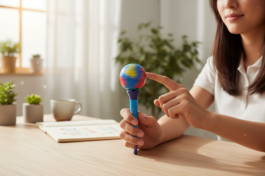 BIGMAN Spinning Globe Ballpoint Pen World Map