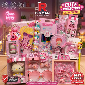 Barbie & Unicorn All-In-One Kids Gift Basket & Hamper