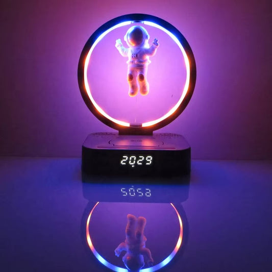 BIGMAN Spaceman Multi-functional Speaker 6-in-1 Levitation Speaker Mobile Phone Holder Magnetic Wireless Charger