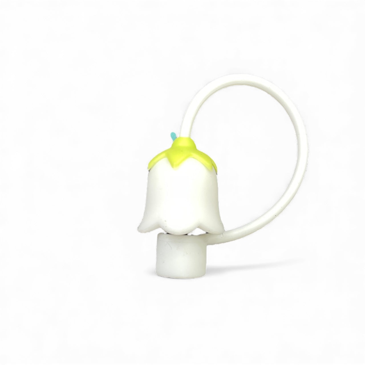 Flower Style Silicon Straw Topper