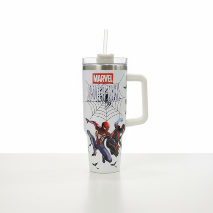 BIGMAN Marvel Spider-Man White Edition Stanley Tumbler 40oz