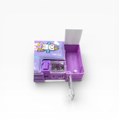 BIGMAN Unicorn Multifunctional Magnetic Double-Sided Pencil Box with Sharpener