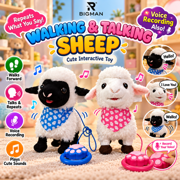 Bigman Walking & Talking Sheep Toy