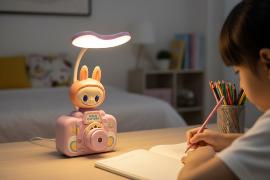 BIGMAN Labubu Camera Shape LED Lamp For Kids