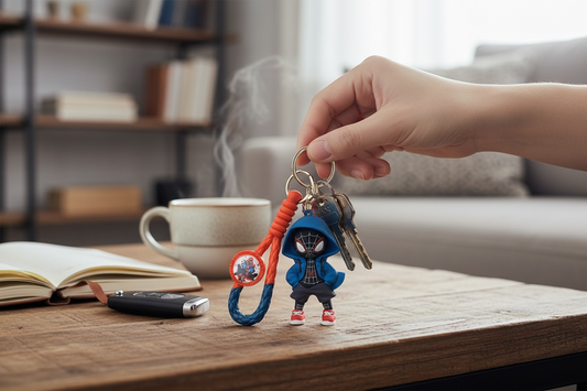 BIGMAN Spider-Man Hard Silicone Coated Keychain