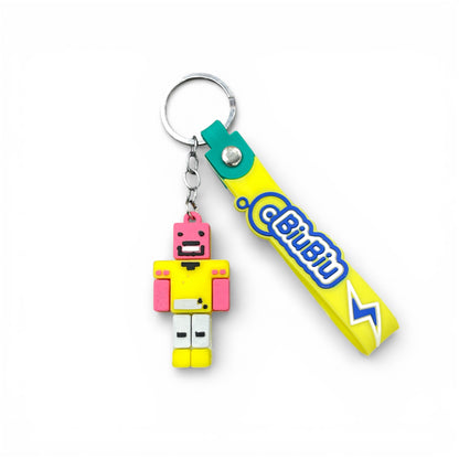 BIGMAN Minecraft Character Rubber Keychain