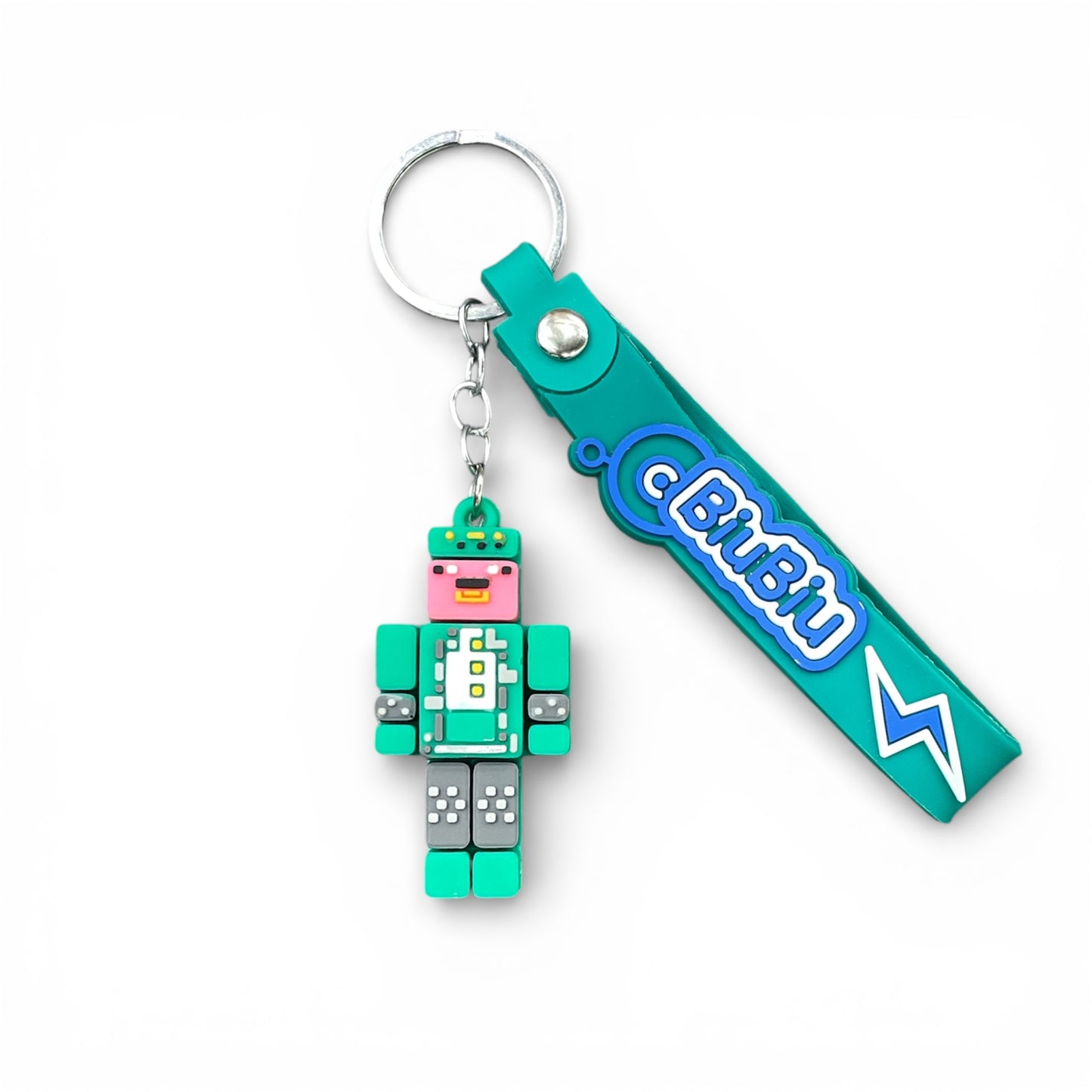 BIGMAN Minecraft Character Rubber Keychain