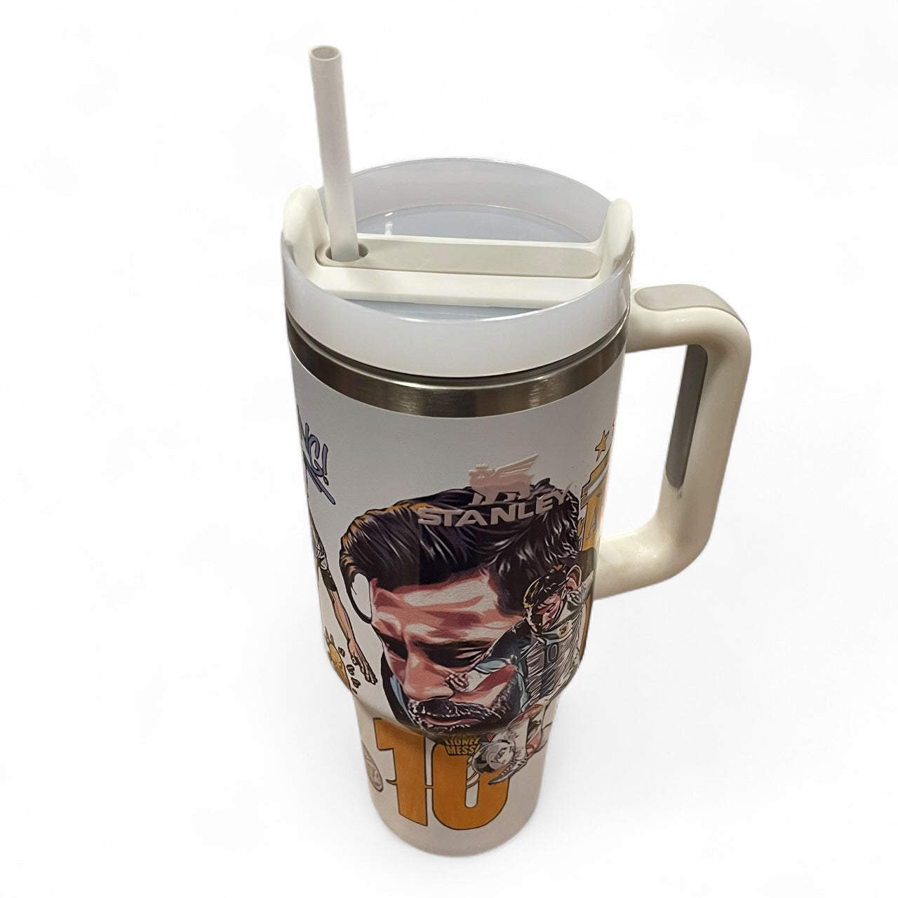 BIGMAN Lionel Messi White Edition Stanley Tumbler 40oz