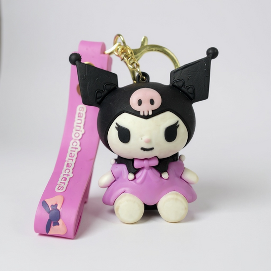 BIGMAN kuromi Hard Silicon Coated Keychain