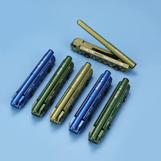 BIGMAN Missile Launcher Style Gel Pen Creative Toy Writing Pen for Kids