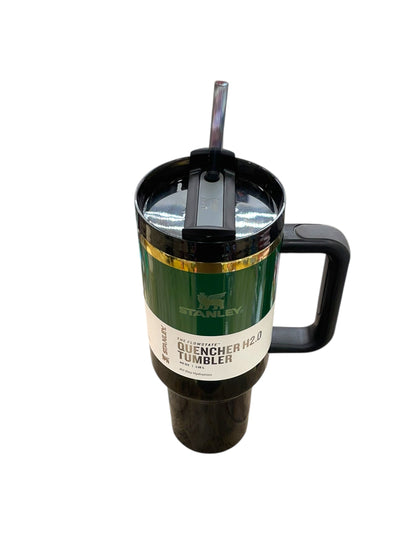 BIGMAN Green & Black Gradient Stanley Quencher Tumbler 40oz