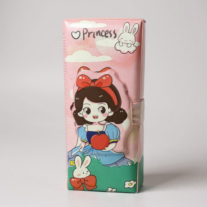 BIGMAN Princess Snow White Magnetic Double-Sided Pencil Box