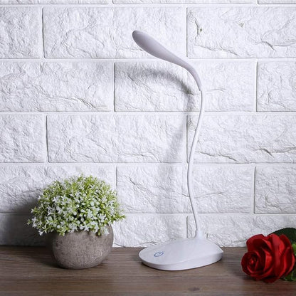 BIGMAN EliteGlow LED Desk Lamp – Flexible Neck, Touch Control, Eye-Care Light, USB Powered, Modern Table Lamp for Study, Office & Bedroom