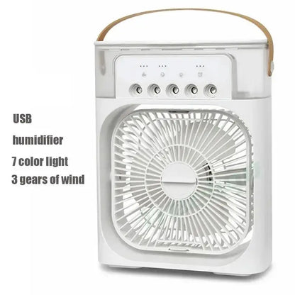 Bigman Premium FrostAir Mini – Portable Air Cooler Fan with Mist Spray, LED Light &amp; Cooling Fan