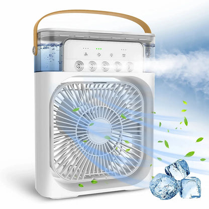 Bigman Premium FrostAir Mini – Portable Air Cooler Fan with Mist Spray, LED Light &amp; Cooling Fan