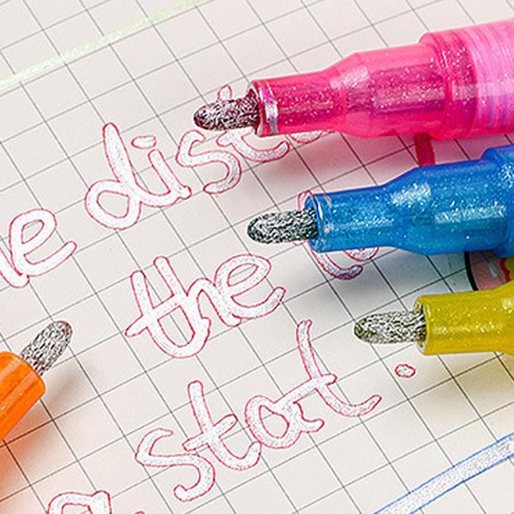 BIGMAN Lit-Optima Double Line Painter Marker Set Of 8