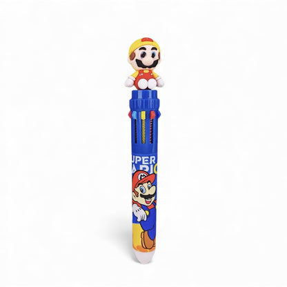 BIGMAN Mario Characters 10-in-1 Multi-Color Gel Pen