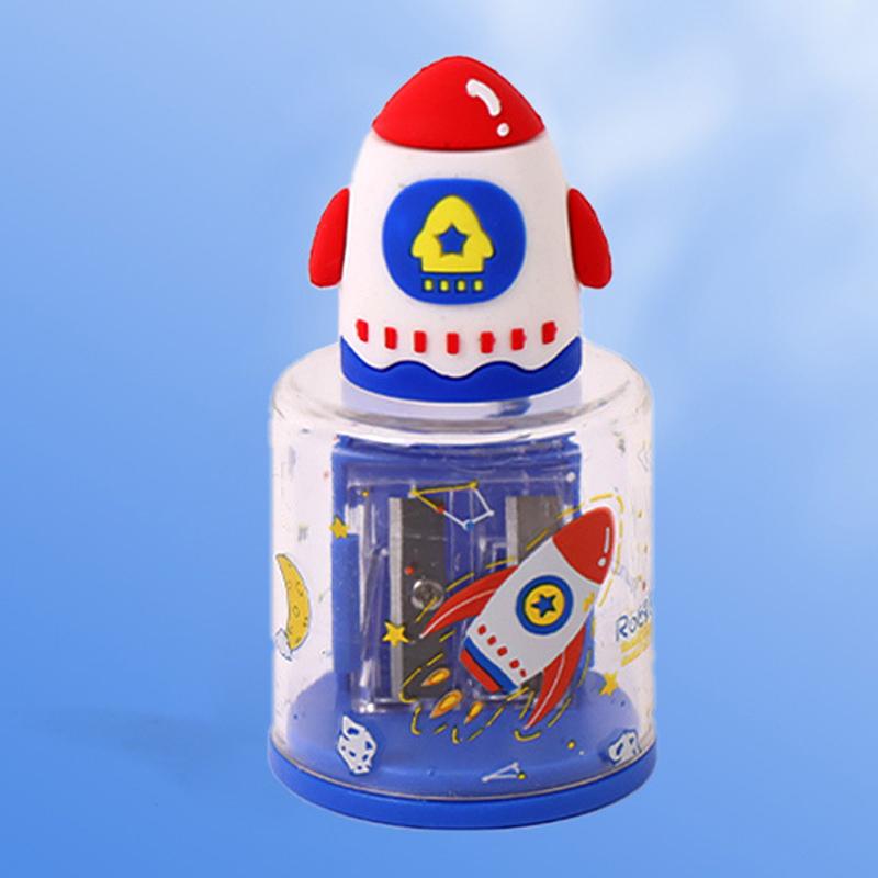 BIGMAN Rocket Space Dual-Hole pencil Sharpener