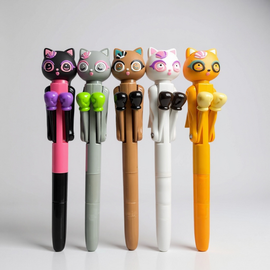 BIGMAN Cute Cat Boxing Punching Pen