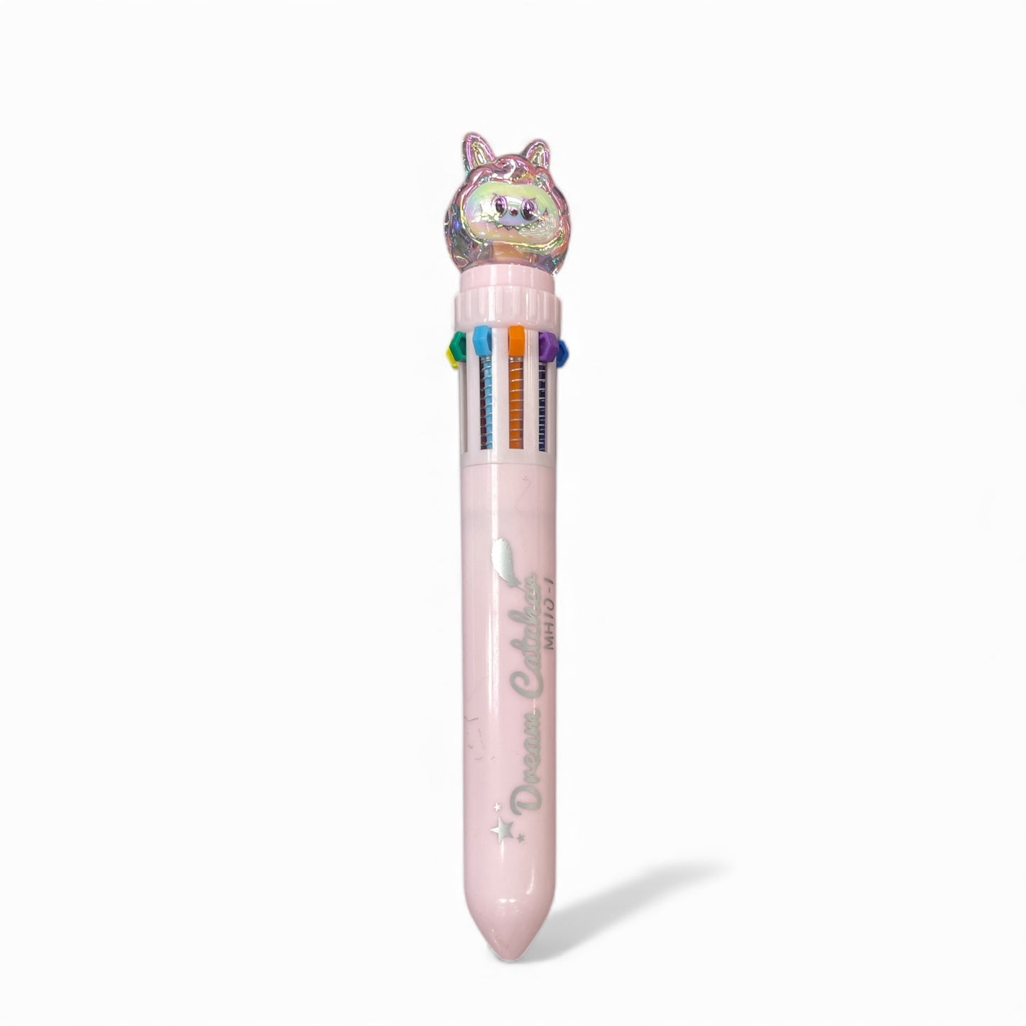 BIGMAN Crystal Labubu 10-in-1 Multi-Color Gel Pen