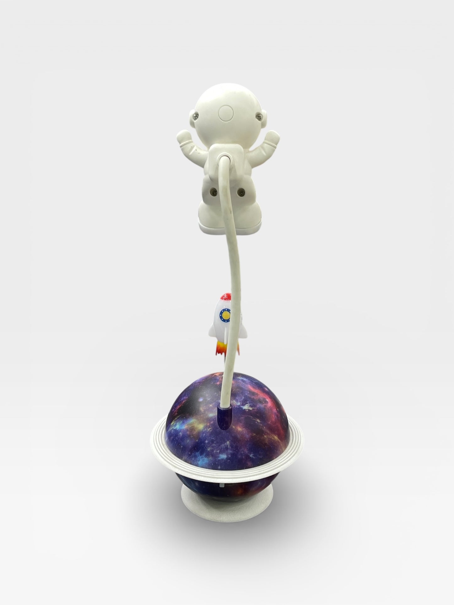 BIGMAN Astronaut LED Night Light Planetary Base with Flexible Rocket Neck