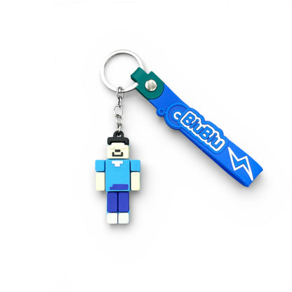 BIGMAN Minecraft Character Rubber Keychain