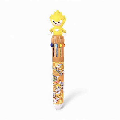 BIGMAN Sonic Characters 10-in-1 Multi-Color Gel Pen