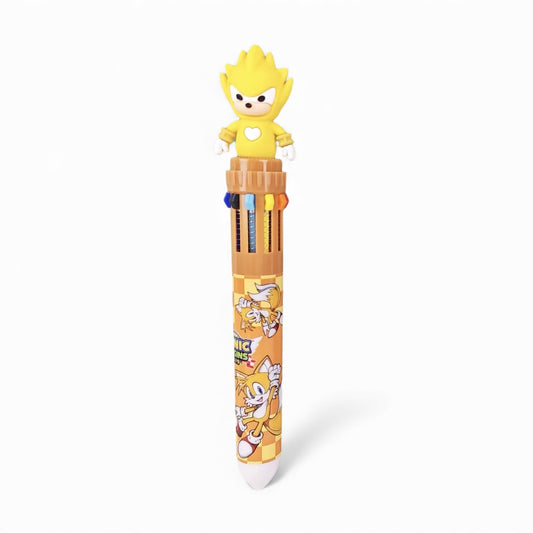 BIGMAN Sonic Characters 10-in-1 Multi-Color Gel Pen