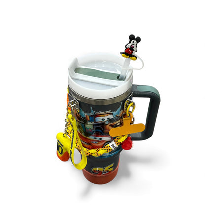 BIGMAN Cars Edition Tumbler 40oz With Accessories