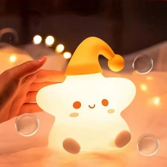 BIGMAN Star Touchable Silicon Lamp For Kids