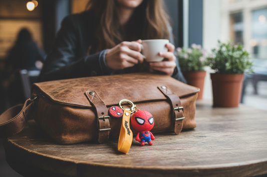 BIGMAN Spider-Man Hard Silicone Coated Keychain