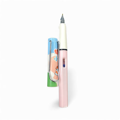 BIGMAN Sin-Chan Creative Pen Combo Set Dual Ink Pens + Keychain