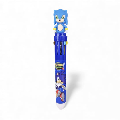 BIGMAN Sonic Characters 10-in-1 Multi-Color Gel Pen