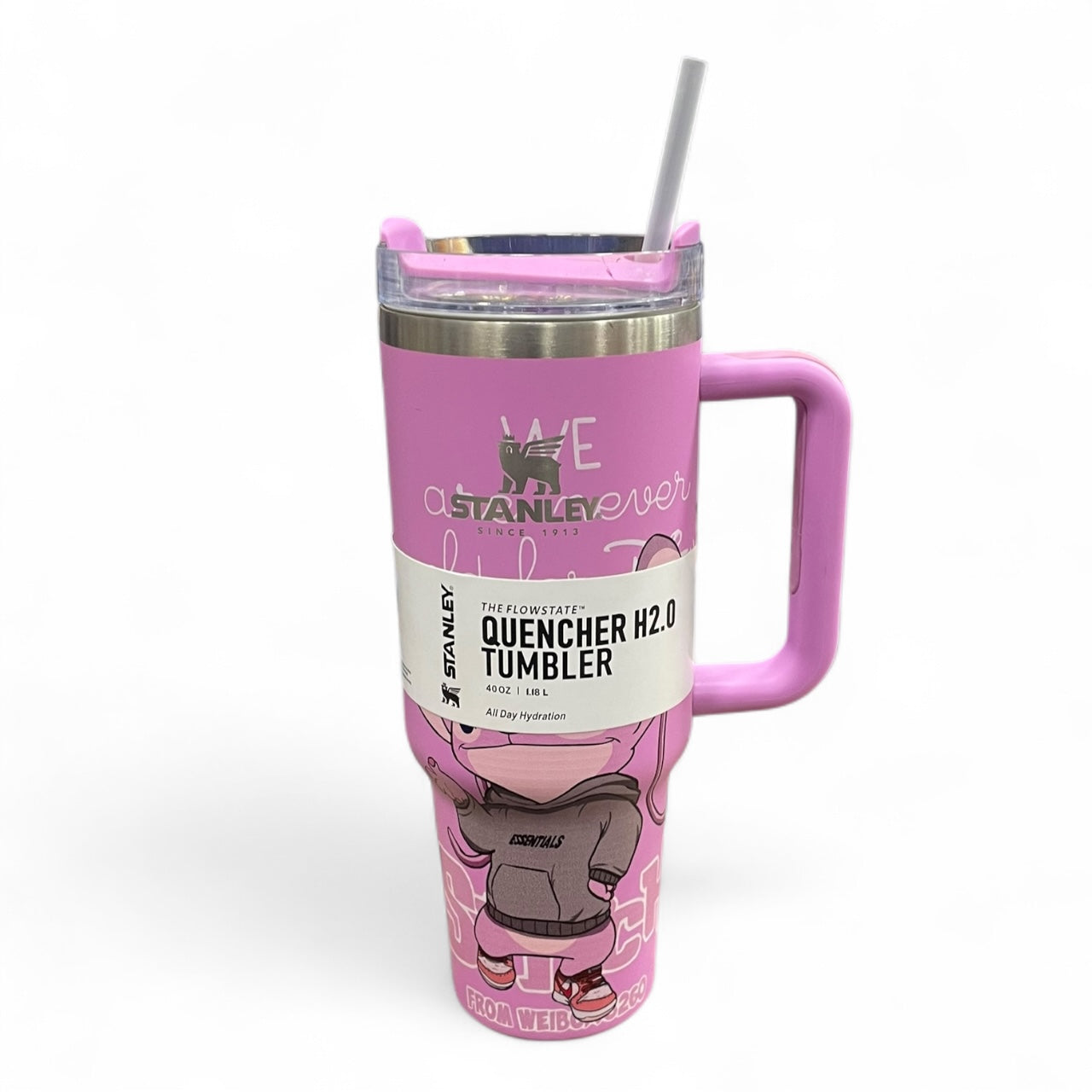 BIGMAN kawaii Pink Stanley Tumbler 40oz