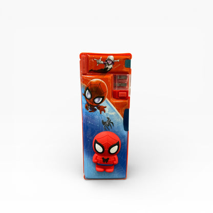BIGMAN 3D Marvel Spiderman Sponge Pencil Box Double-Sided with Sharpener