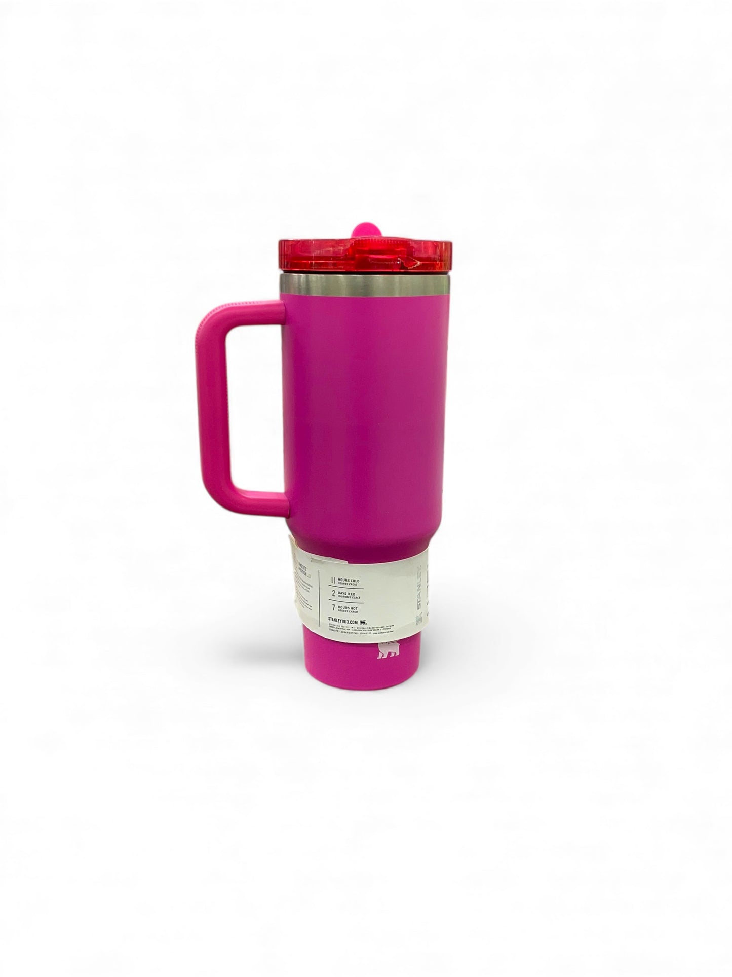 BIGMAN Hot Pink Stanley Flip Straw Quencher Tumbler 40oz