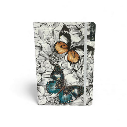 BIGMAN Floral and Butterfly Cover Design Notebook