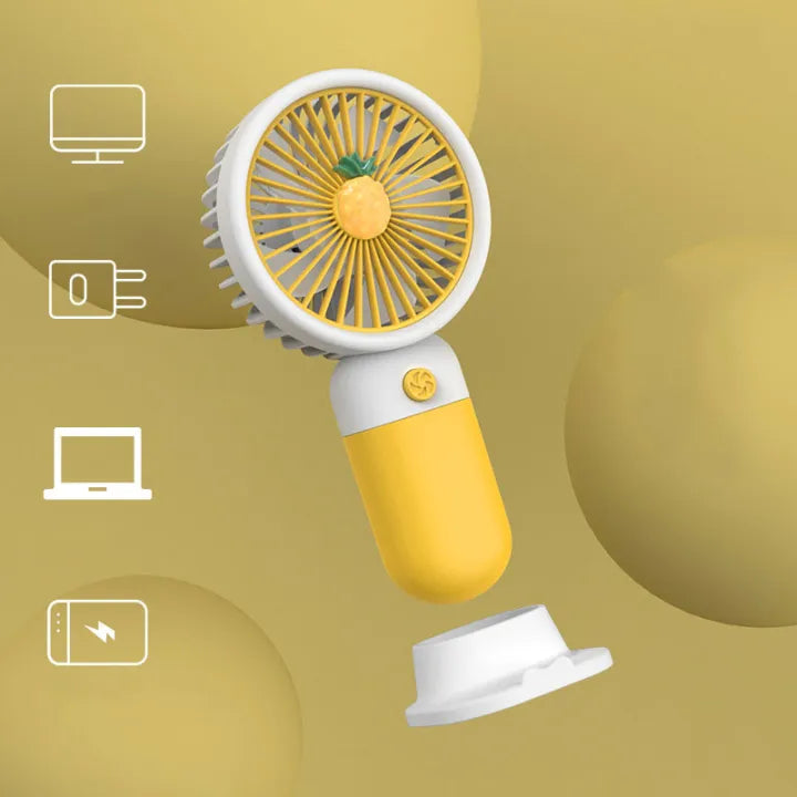 Bigman Mini Orchard Fan – Cute Portable Rechargeable Cooling Fan