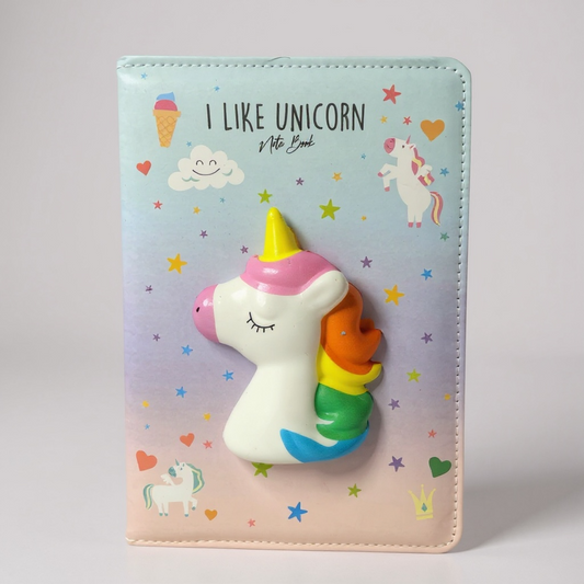 BIGMAN Unicorn 3D Character Notebook