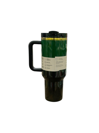 BIGMAN Green & Black Gradient Stanley Quencher Tumbler 40oz