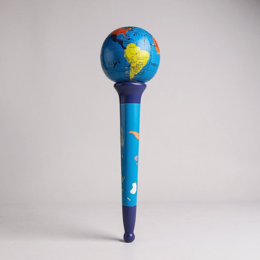 BIGMAN Spinning Globe Ballpoint Pen World Map