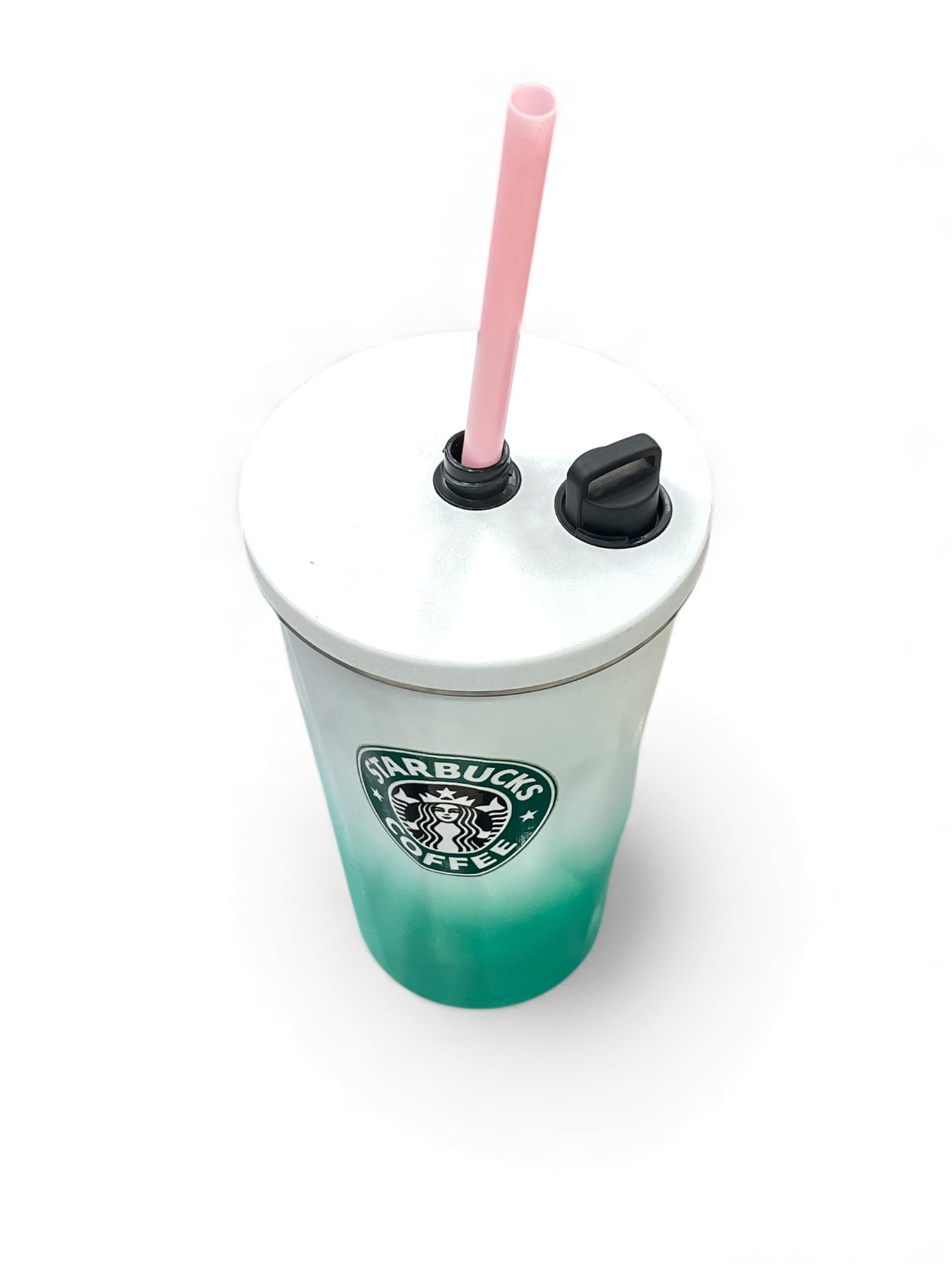 Starbucks Gradient Stainless Steel Cup with Dual-Lid Design