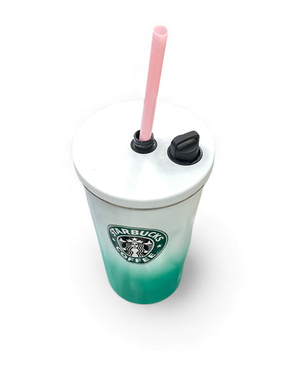 Starbucks Gradient Stainless Steel Cup with Dual-Lid Design