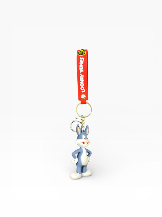 BIGMAN Looney Tunes Characters 3D hard Silicon Keychain