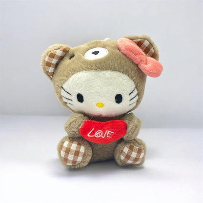 BIGMAN Love Teddy Plush Soft Keychain