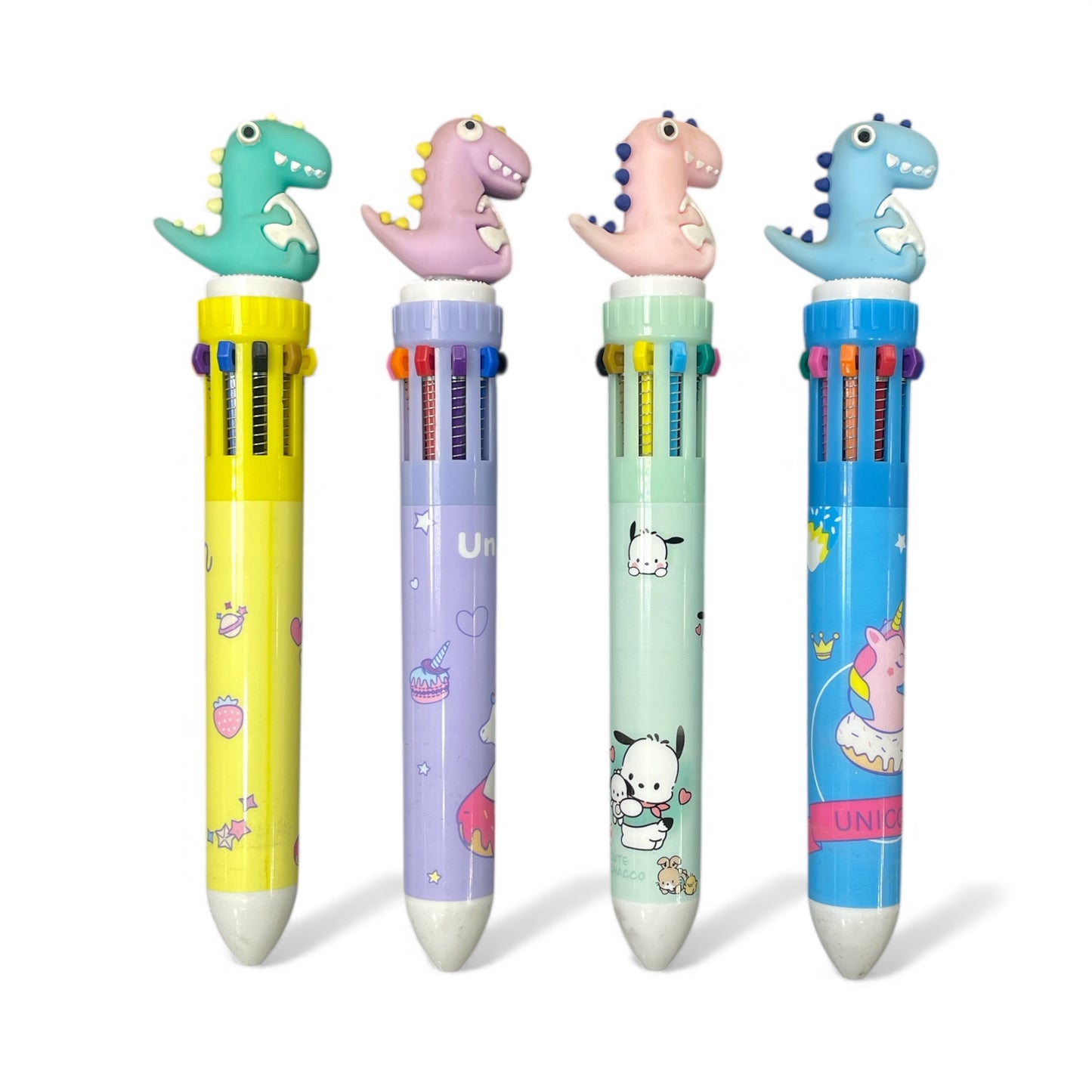 BIGMAN Dinosaur 10-in-1 Multi-Color Gel Pen