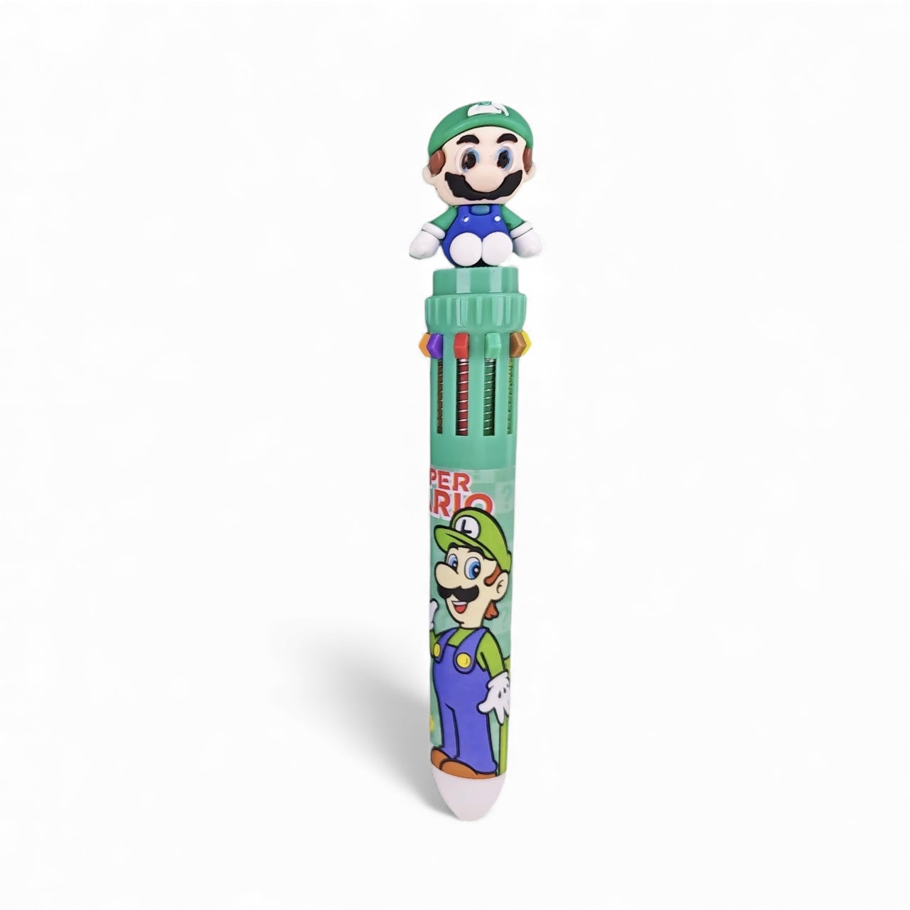 BIGMAN Mario Characters 10-in-1 Multi-Color Gel Pen