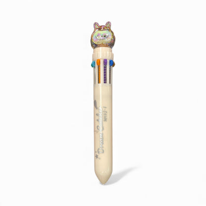 BIGMAN Crystal Labubu 10-in-1 Multi-Color Gel Pen