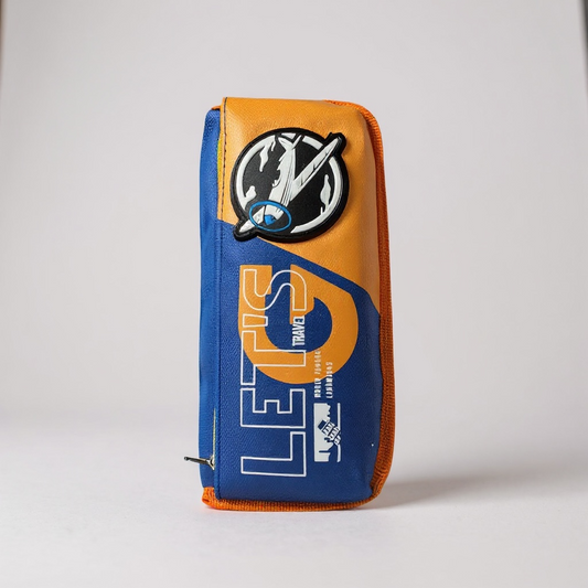 BIGMAN Let’s Travel Pencil Pouch With a Zipper Clousre